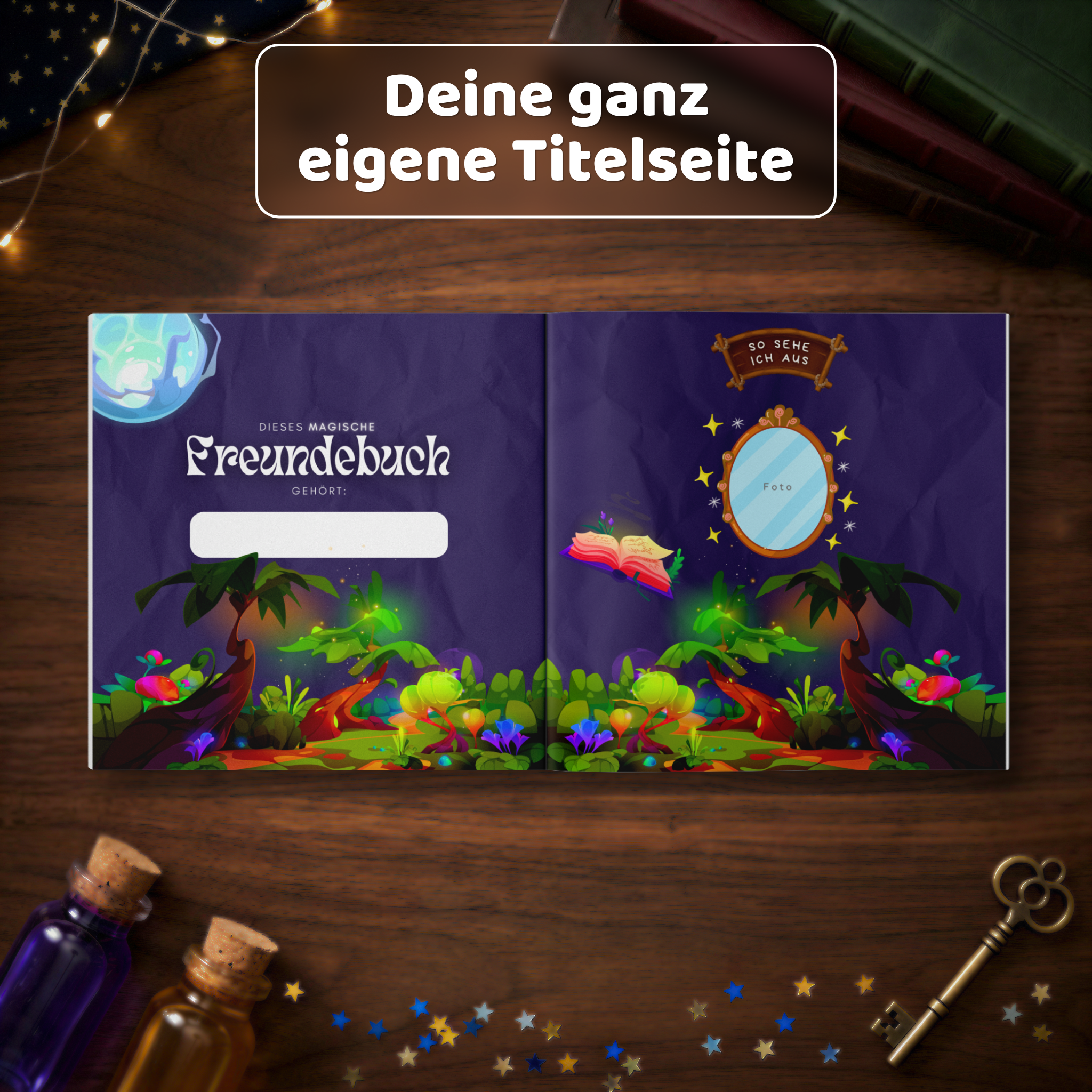 Mein Magisches Freundebuch: Titelseite - Kindify