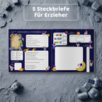 Mein Weltraum Freundebuch: Erzieher/in Steckbrief - Kindify