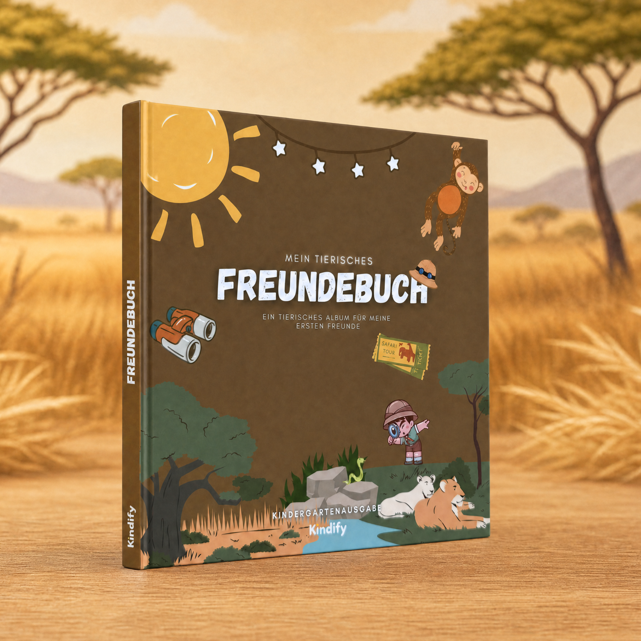 Mein Tierisches Freundebuch: Front Cover - Kindify
