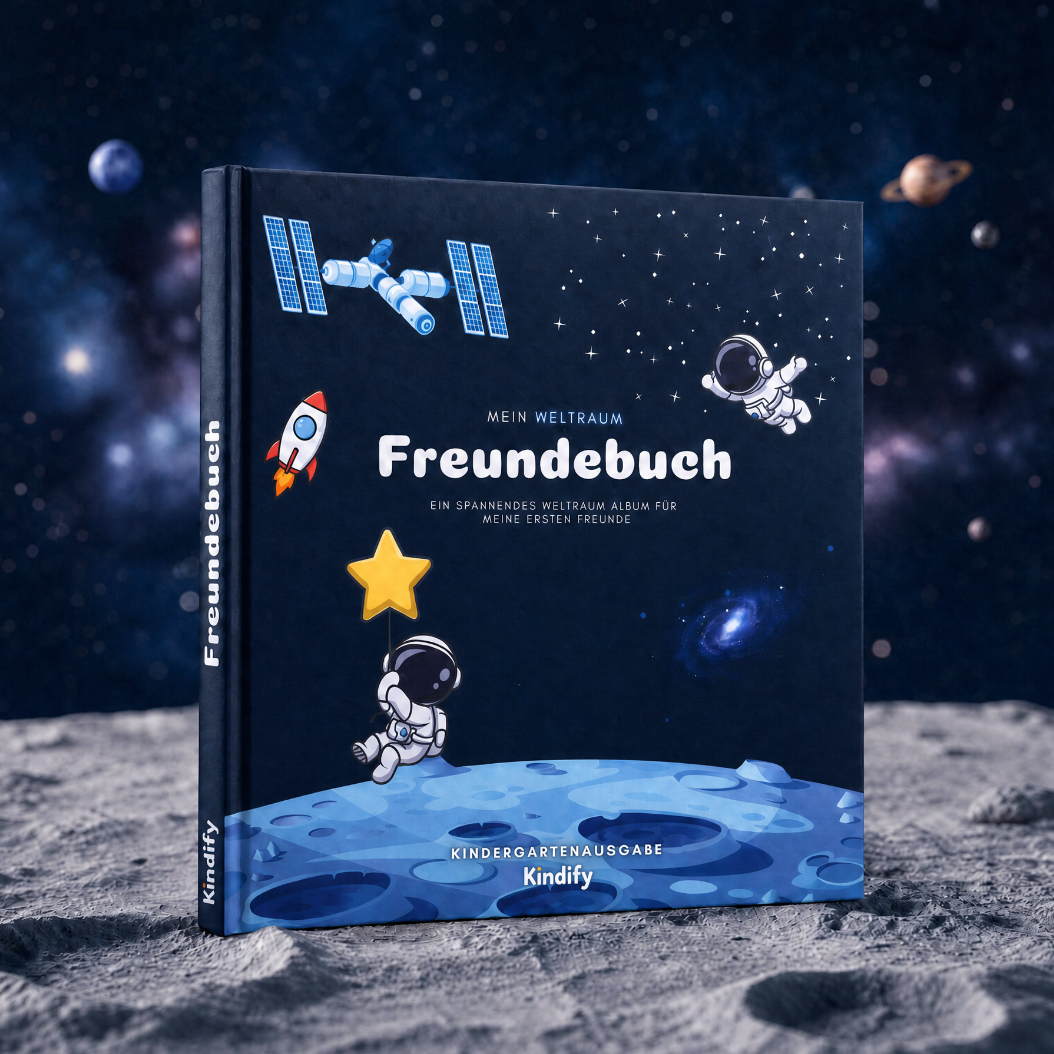 Mein Weltraum Freundebuch: Front Cover - Kindify