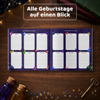 Mein Magisches Freundebuch: Geburtstagskalender - Kindify