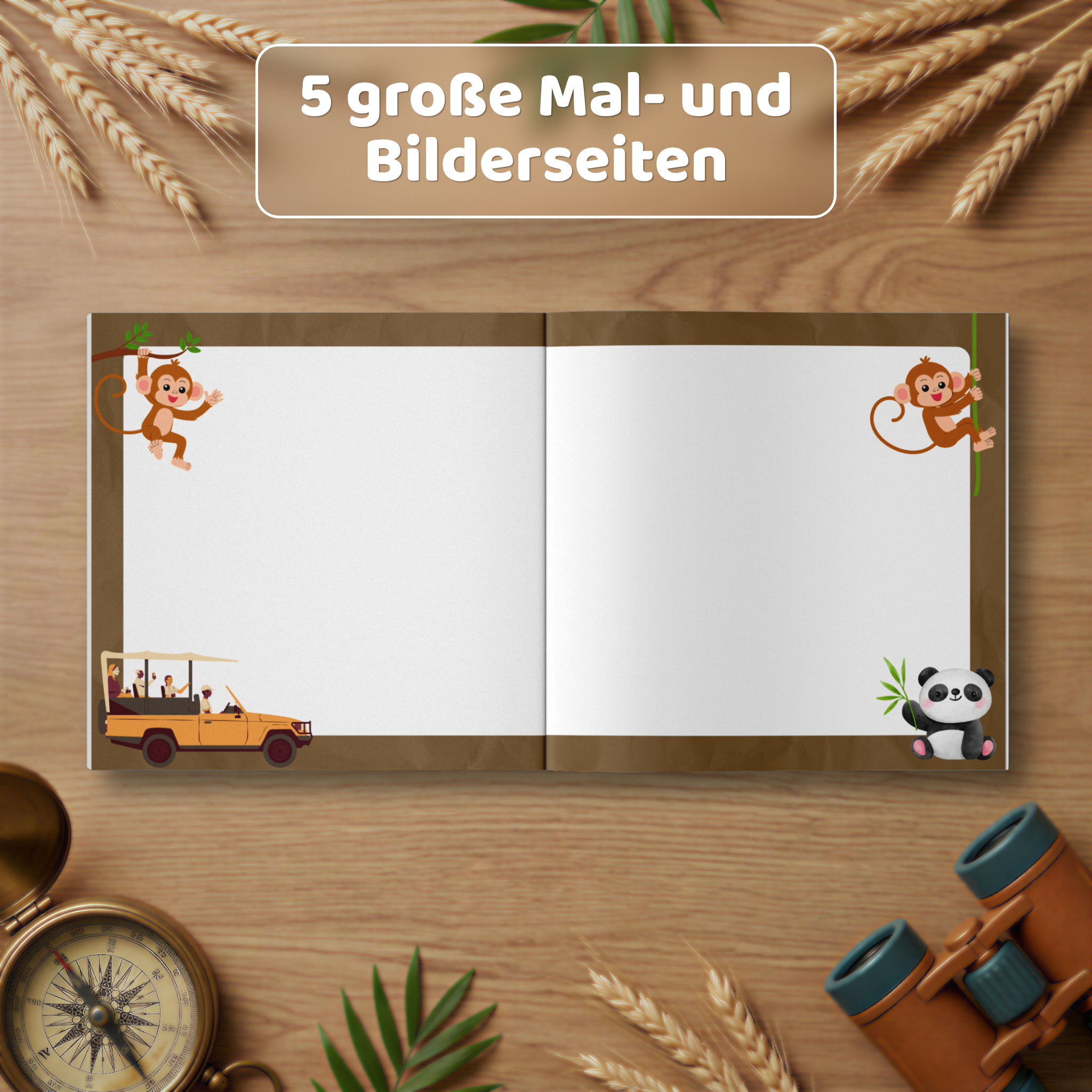 Mein Tierisches Freundebuch: Mal-/Bild Seite - Kindify